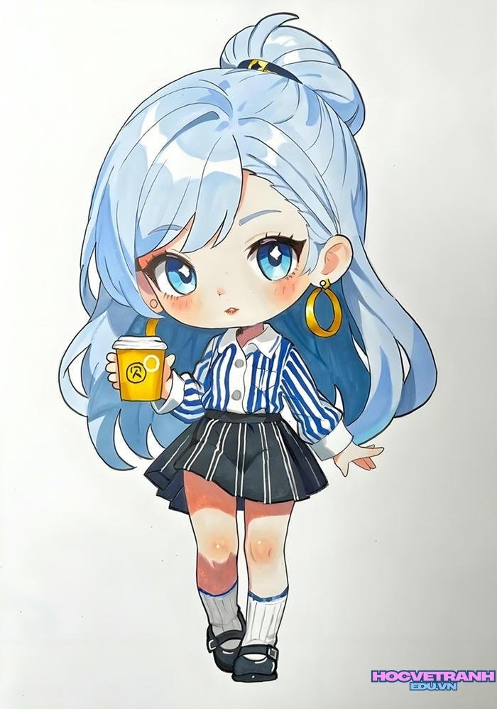 vẽ tranh chibi trong phim