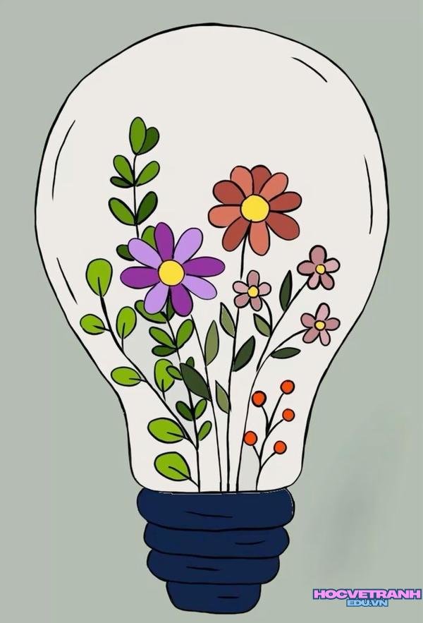 vẽ tranh chủ đề tiết kiệm điện mới