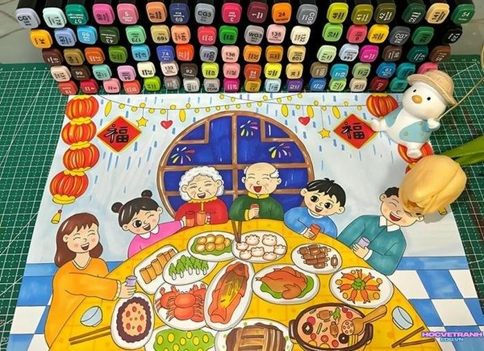 vẽ tranh chủ đề tự do 8k