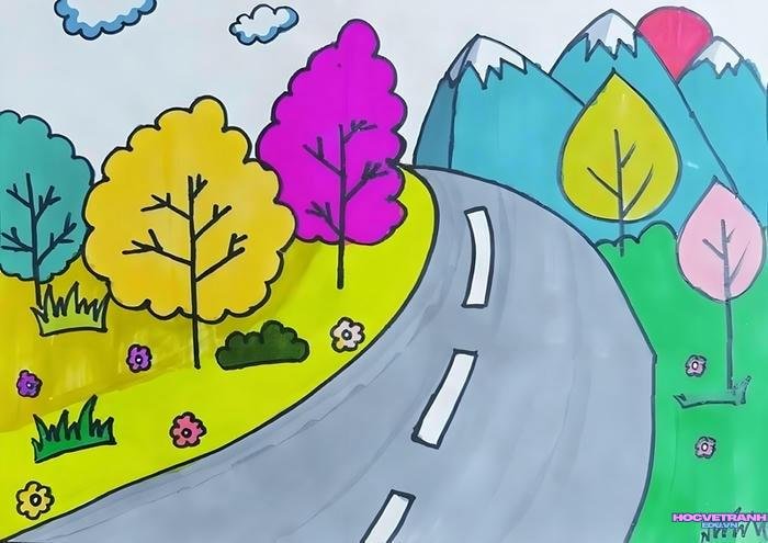 vẽ tranh chủ đề tự do đường phố