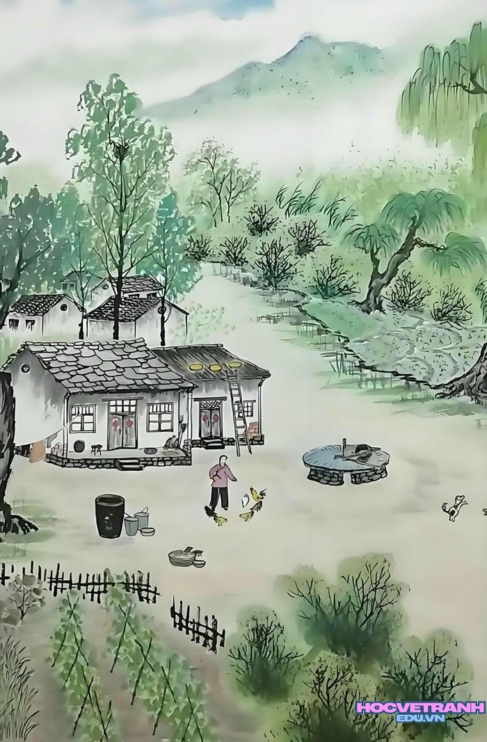 vẽ tranh chủ đề tự do hd