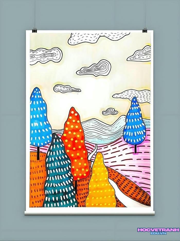 vẽ tranh chủ đề tự do lớp 2