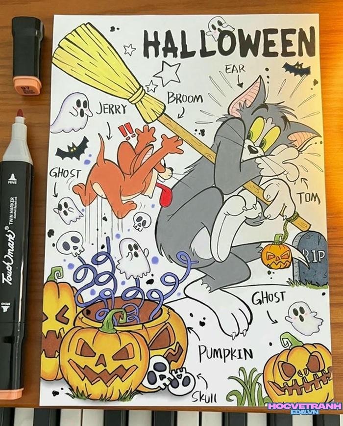 vẽ tranh chủ đề tự do lớp 5