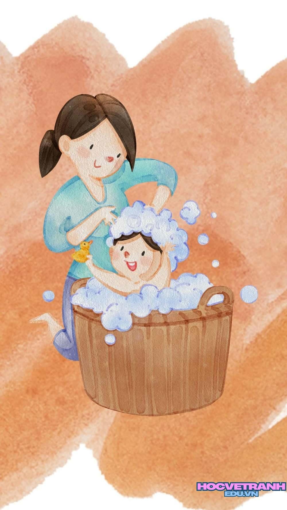 vẽ tranh chủ đề yêu thương