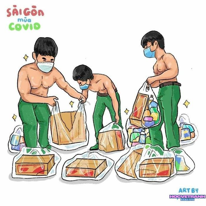 vẽ tranh chủ đề yêu thương con người