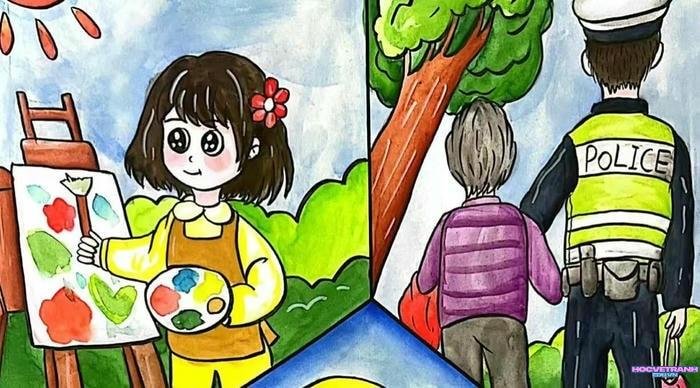 vẽ tranh chủ đề yêu thương