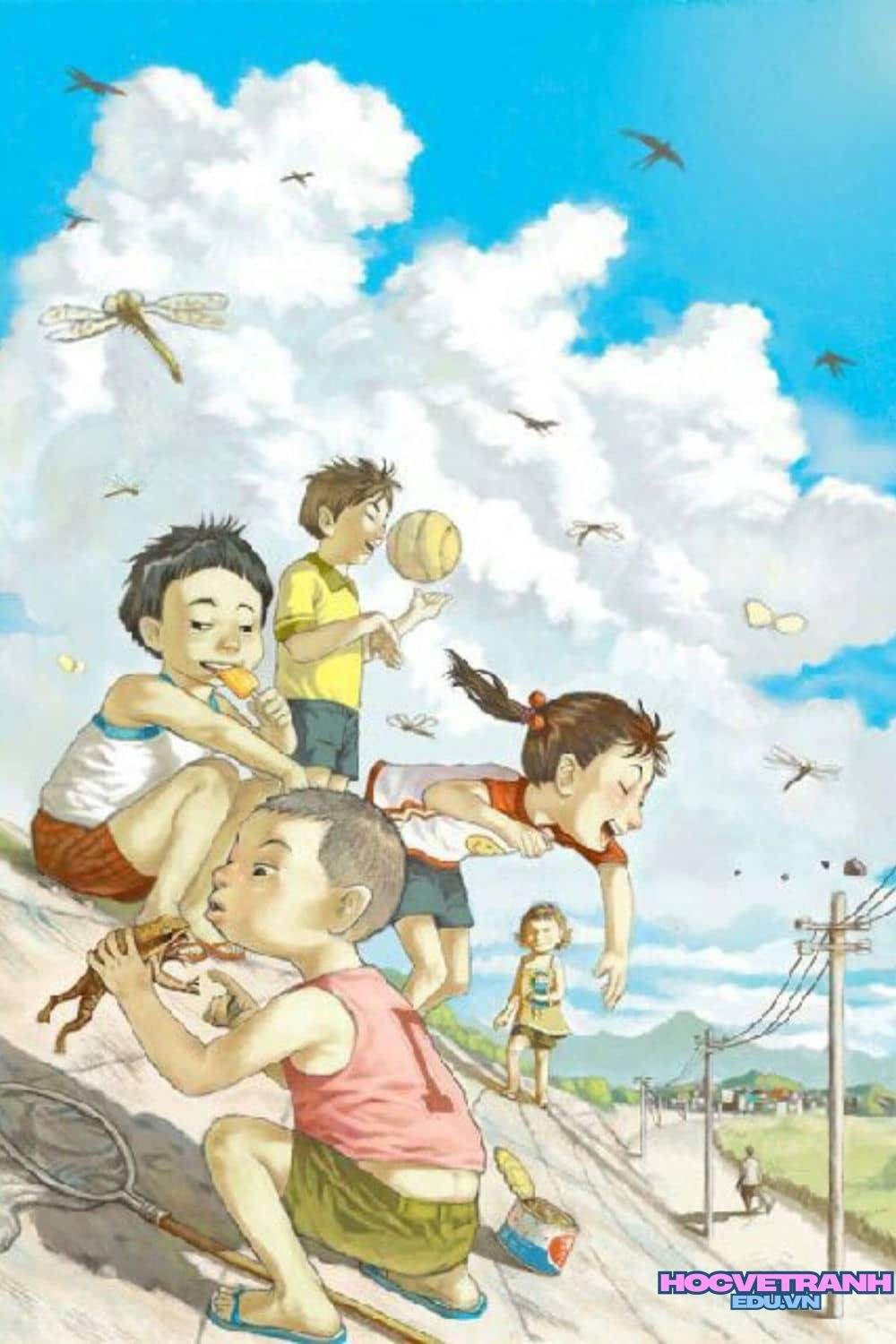 vẽ tranh chuyển động đơn giản