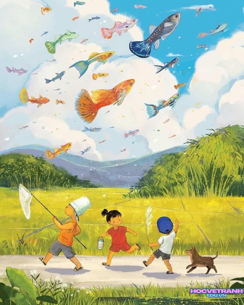 vẽ tranh chuyển động nghệ thuật