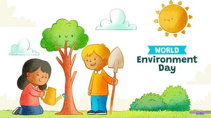 vẽ tranh cổ động chồng cây