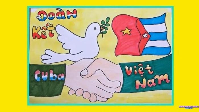 vẽ tranh cổ động hòa bình