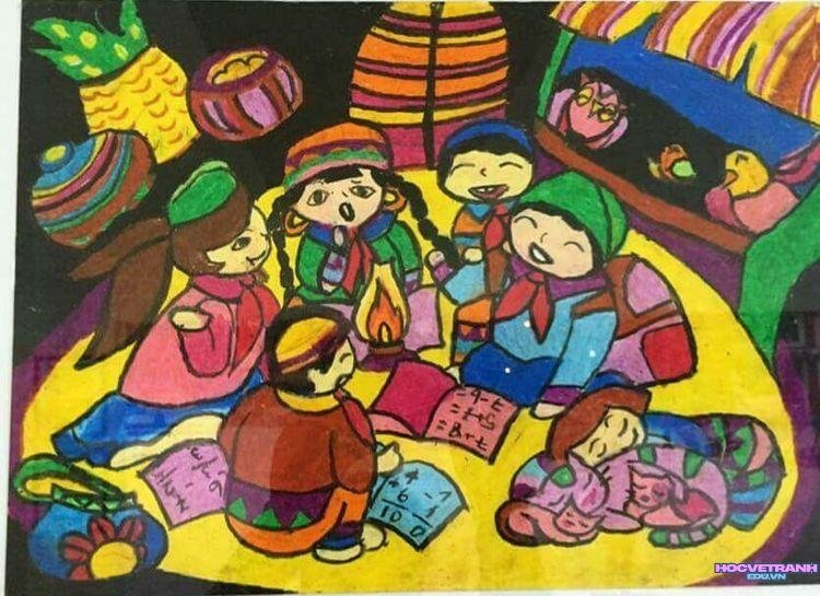 vẽ tranh cổ động xã hội