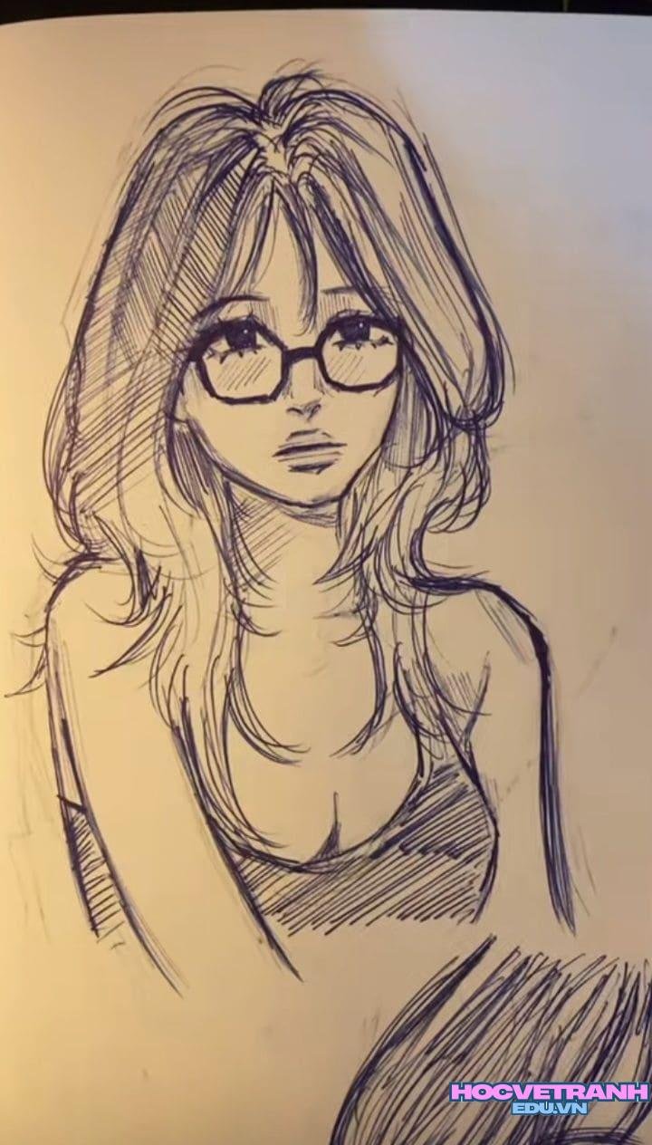 ve tranh co gai xuan.