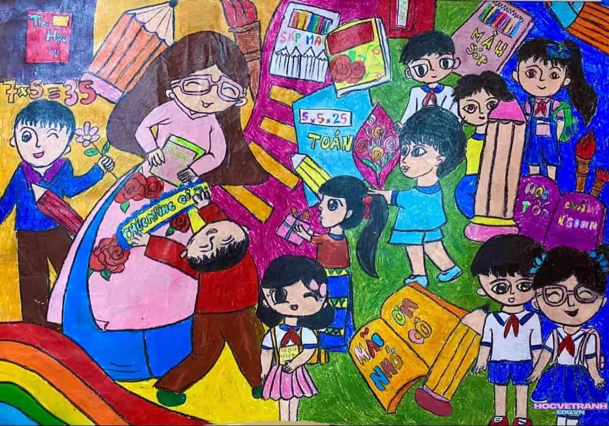 ve tranh co giao dung.