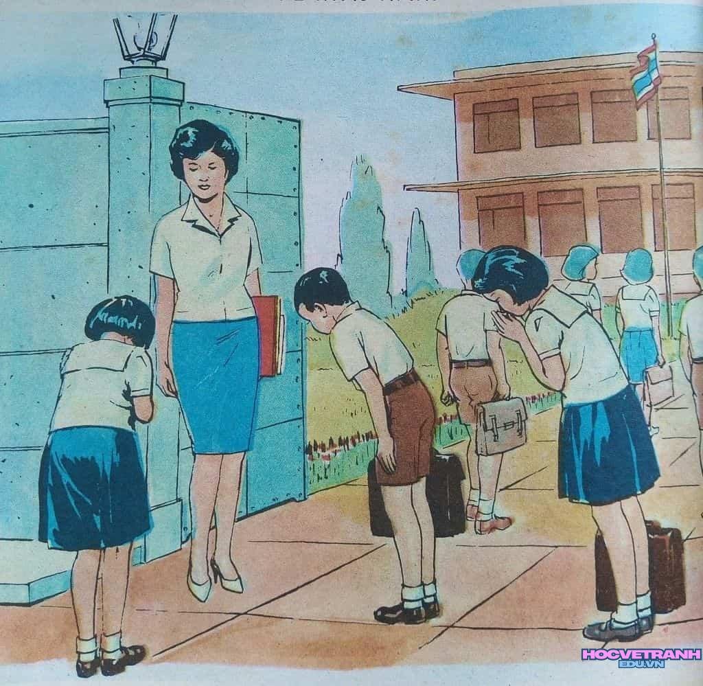 ve tranh co giao nhe.