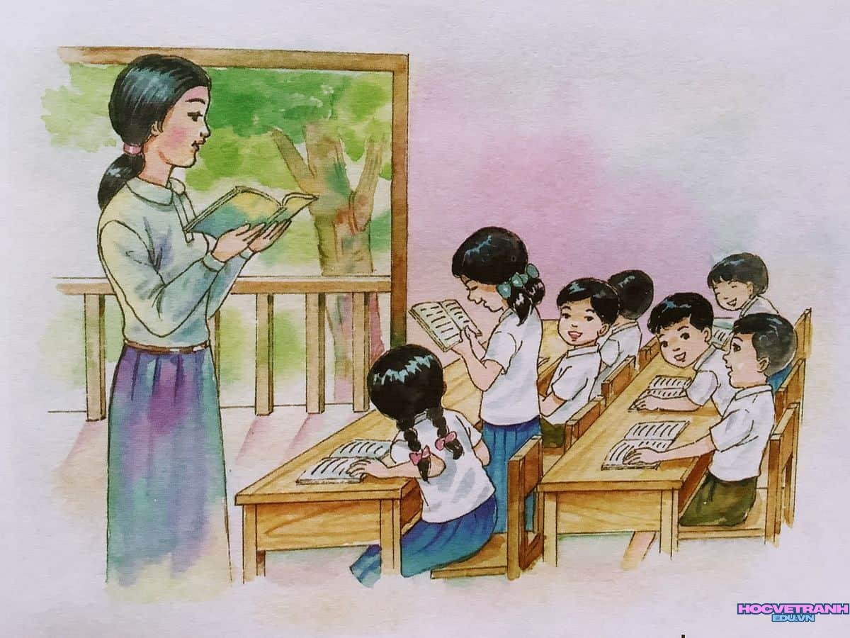 ve tranh co giao viet.