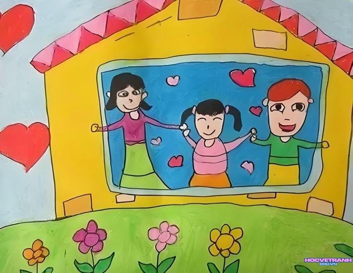 vẽ tranh cuộc sống đẹp