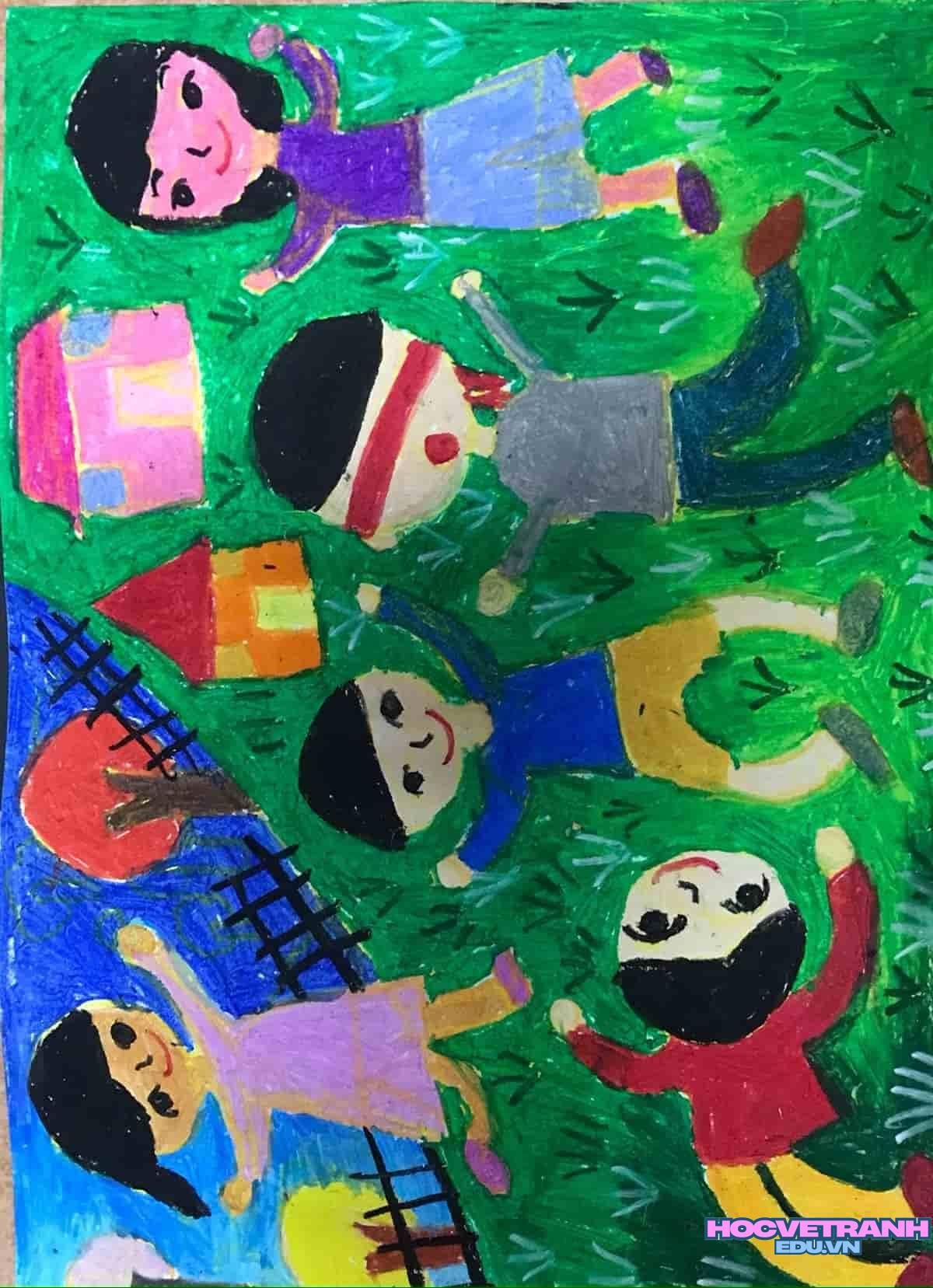 ve tranh cuoc song tuoi.