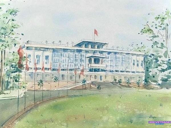 vẽ tranh dinh độc lập