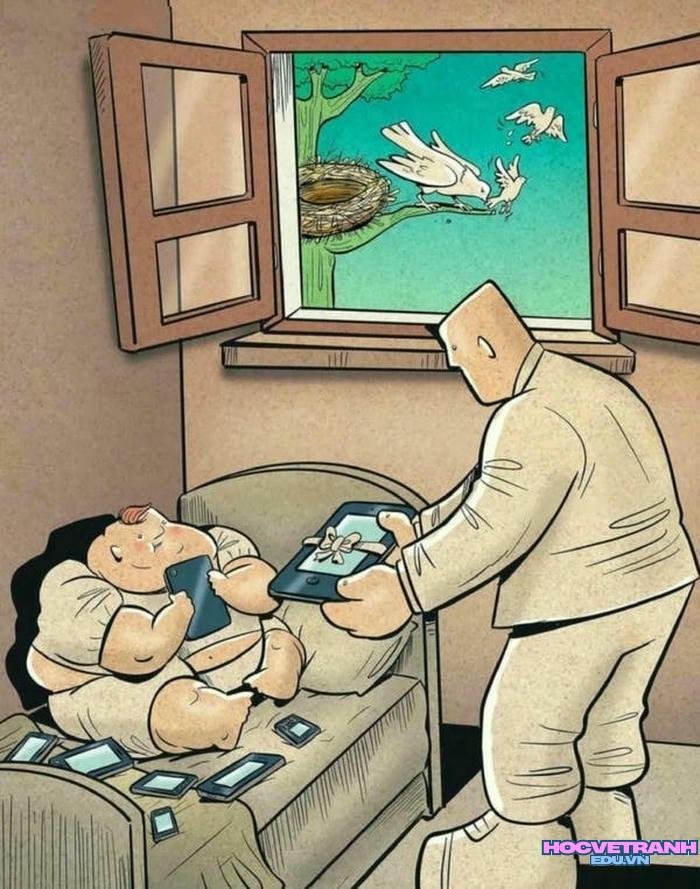 vẽ tranh dơn giản