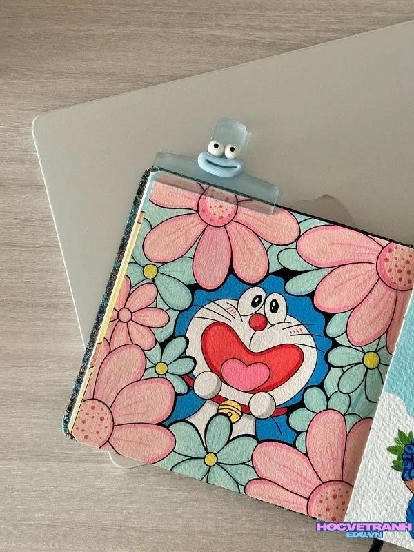 vẽ tranh doremon đẹp