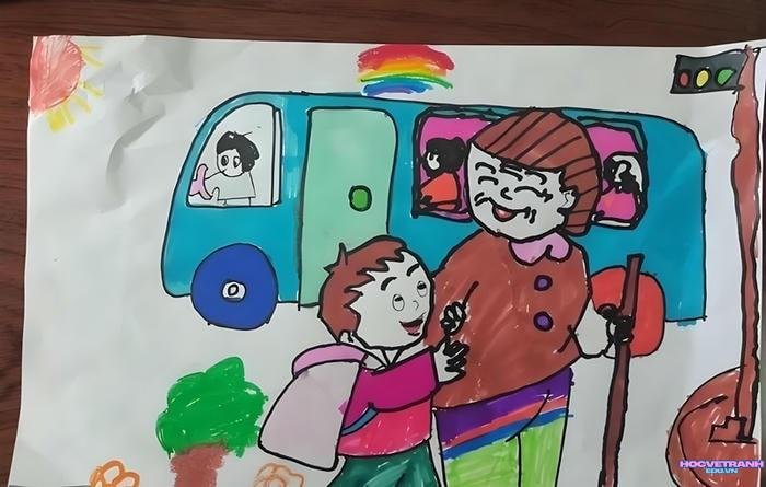 vẽ tranh giúp đỡ