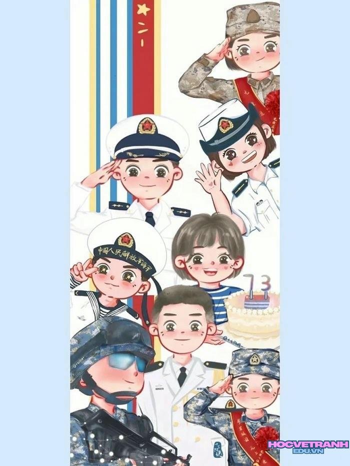 vẽ tranh thiếu nhi đơn giản