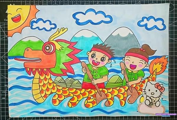 vẽ tranh thiếu nhi hội