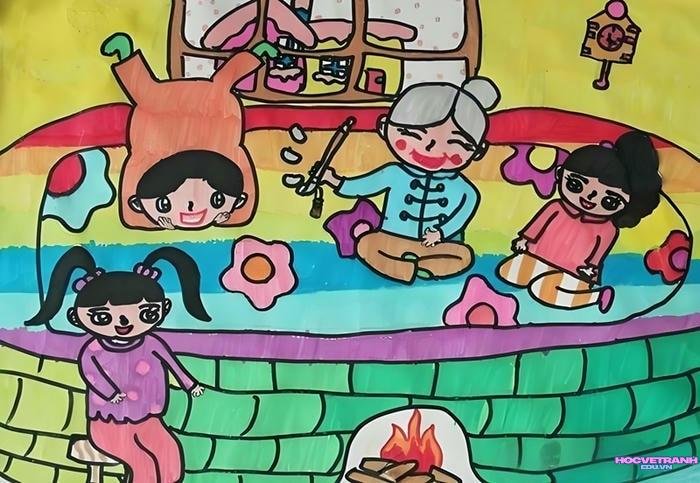 vẽ tranh về chủ đề tự do