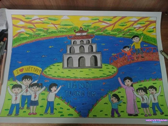 vẽ tranh vì hòa bình thế giới