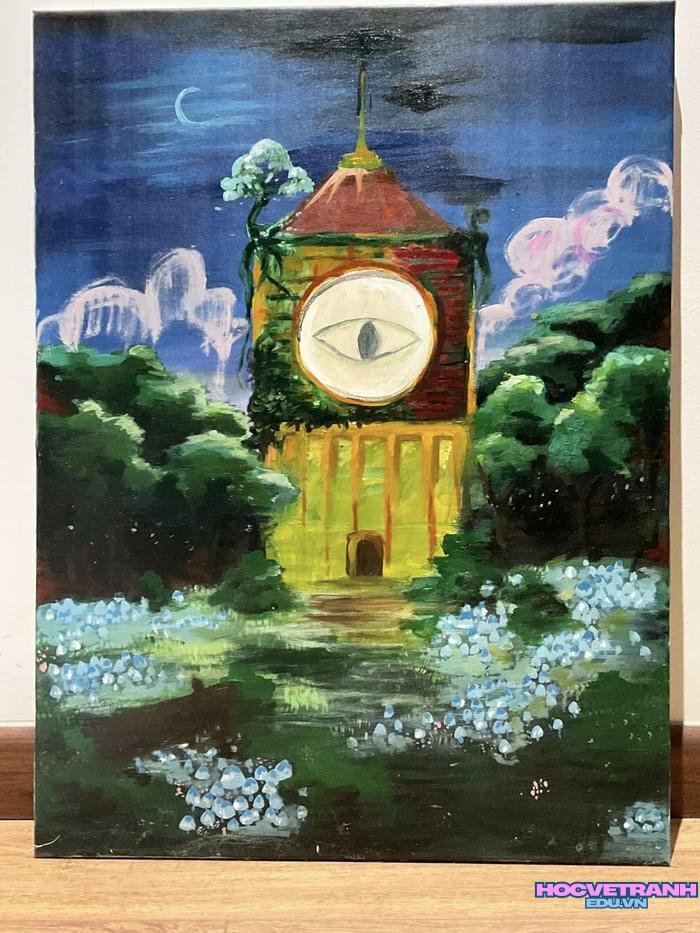 ý tưởng vẽ tranh acrylic