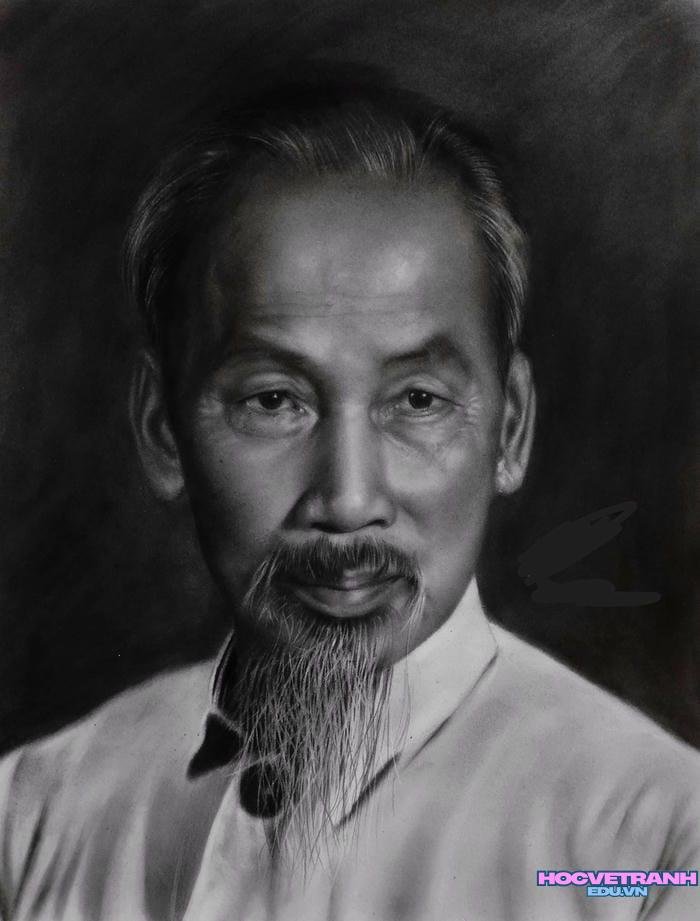 ý tưởng vẽ tranh bác hồ đẹp