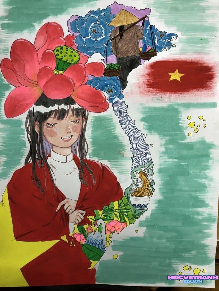 Em nói về thế giới đẹp.