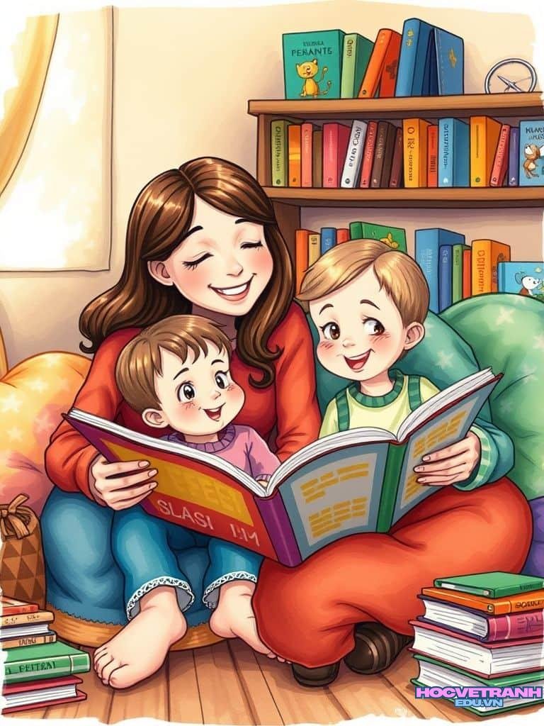 Góc nhỏ ấm áp đọc sách.