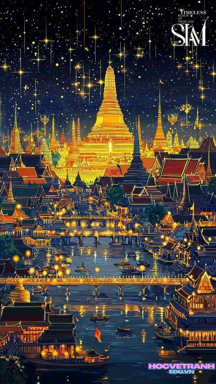 Lễ hội hoa đăng lung linh.