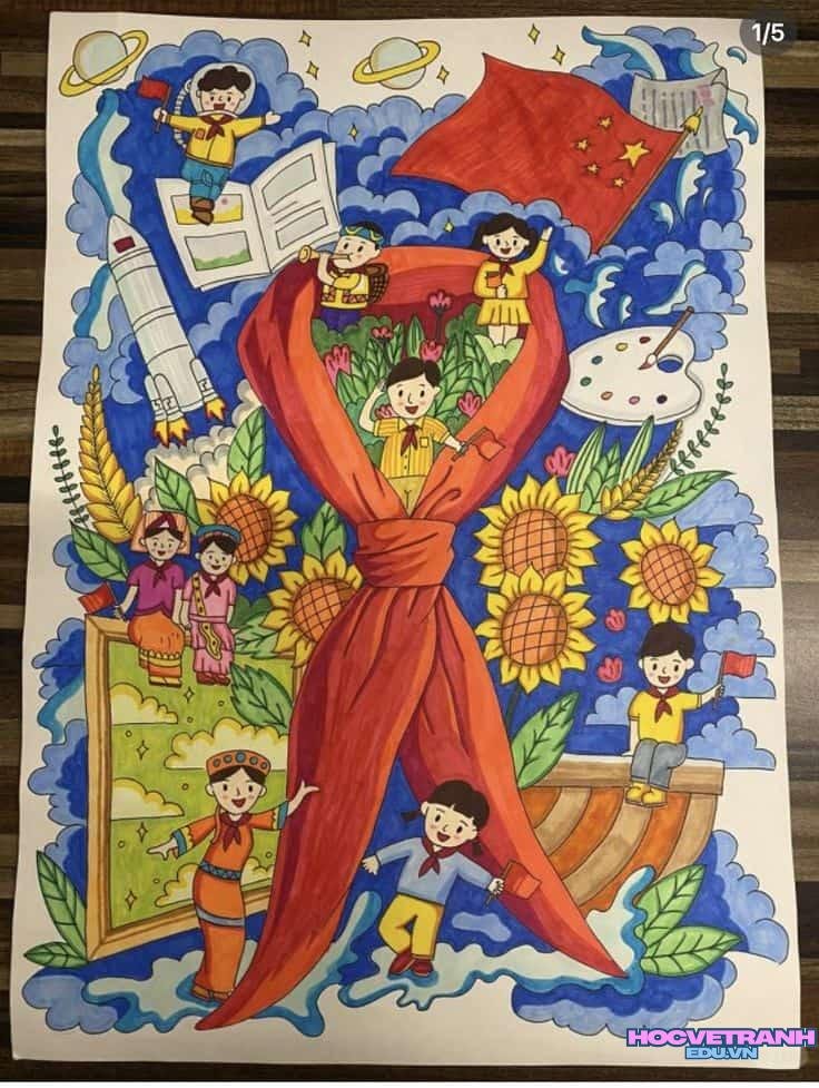 Tâm hồn trong sáng của em.