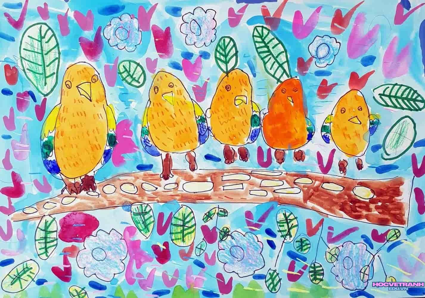 Tranh động vật cho bé tô