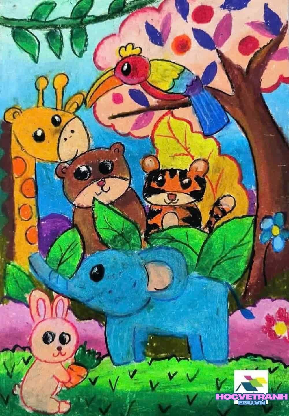 Tranh động vật hoang dã đẹp