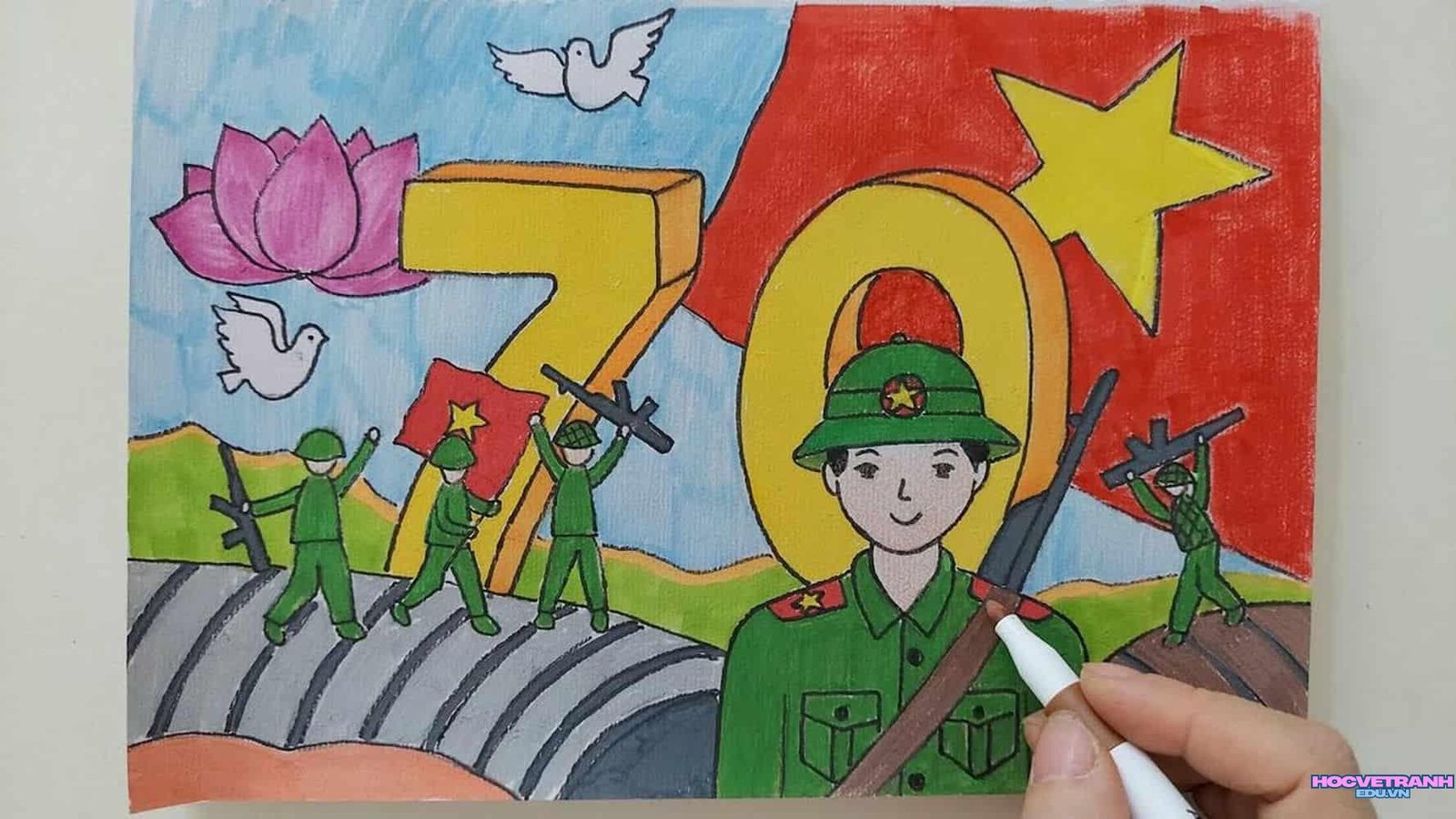 Tranh giải phóng đất nước thống