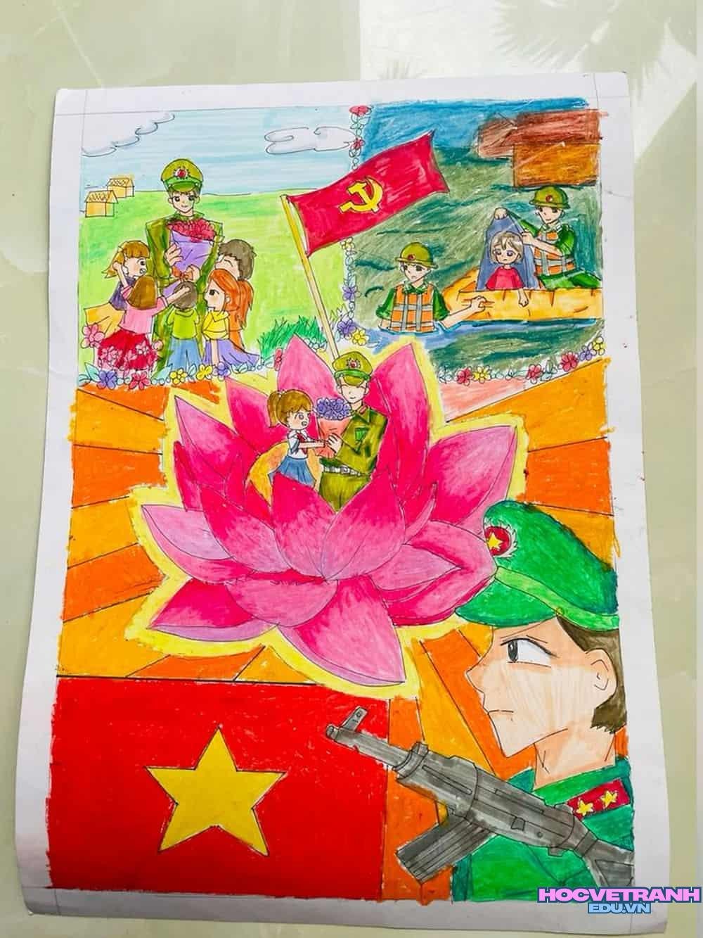 Tranh giải phóng mùa xuân lịch