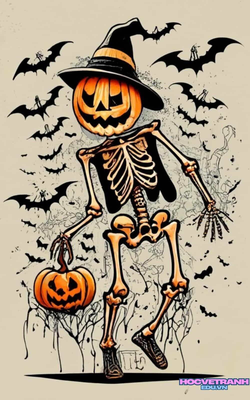 Trẻ em xin kẹo đêm halloween.