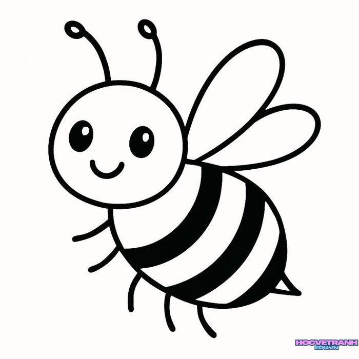 ảnh hình ảnh tranh tô màu con ong