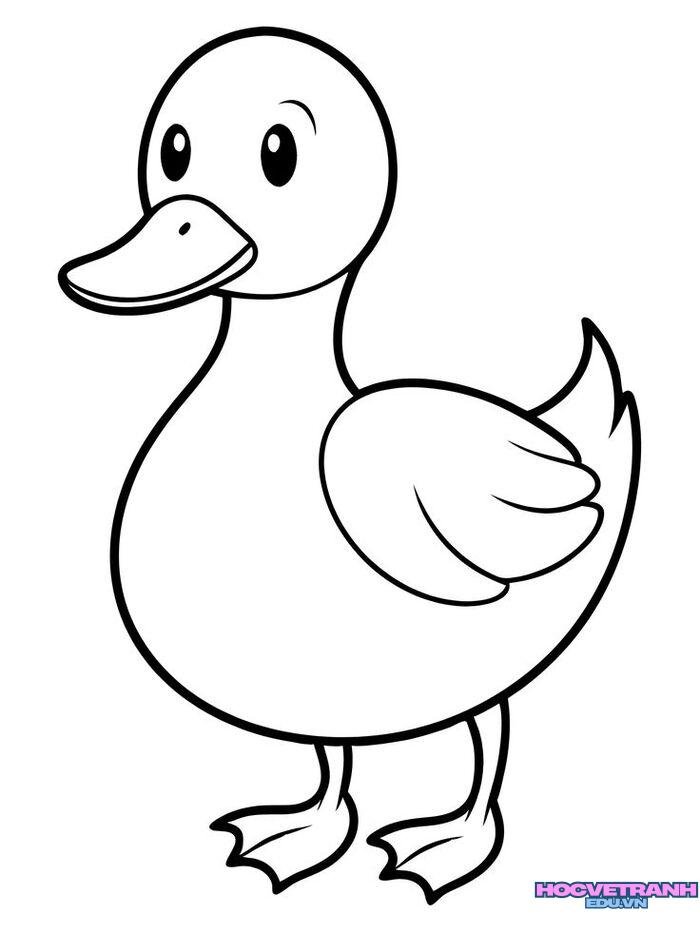 ảnh tranh tô màu con vật cực xinh