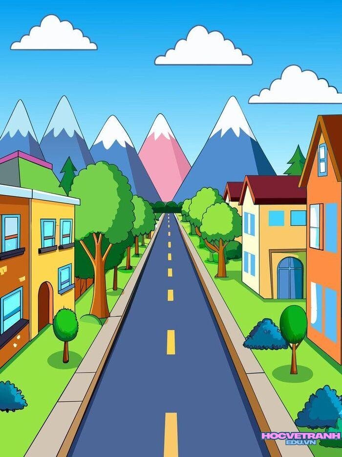 ảnh vẽ tranh đường phố siêu xinh