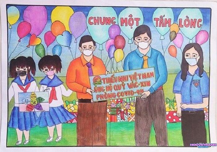 ảnh vẽ tranh giúp đỡ người nghèo sáng tạo