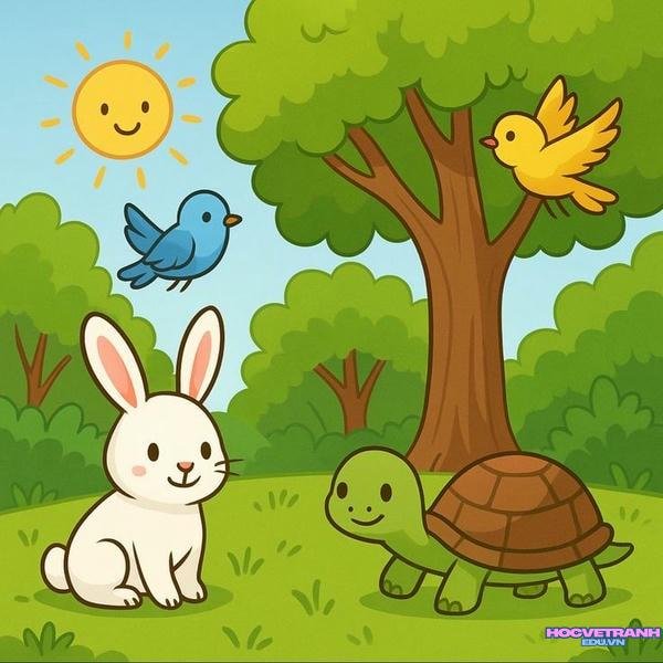 hình ảnh tranh cute mầm non