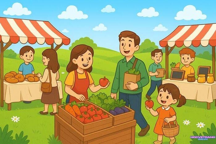 hình ảnh vẽ tranh gia đình siêu dễ thương