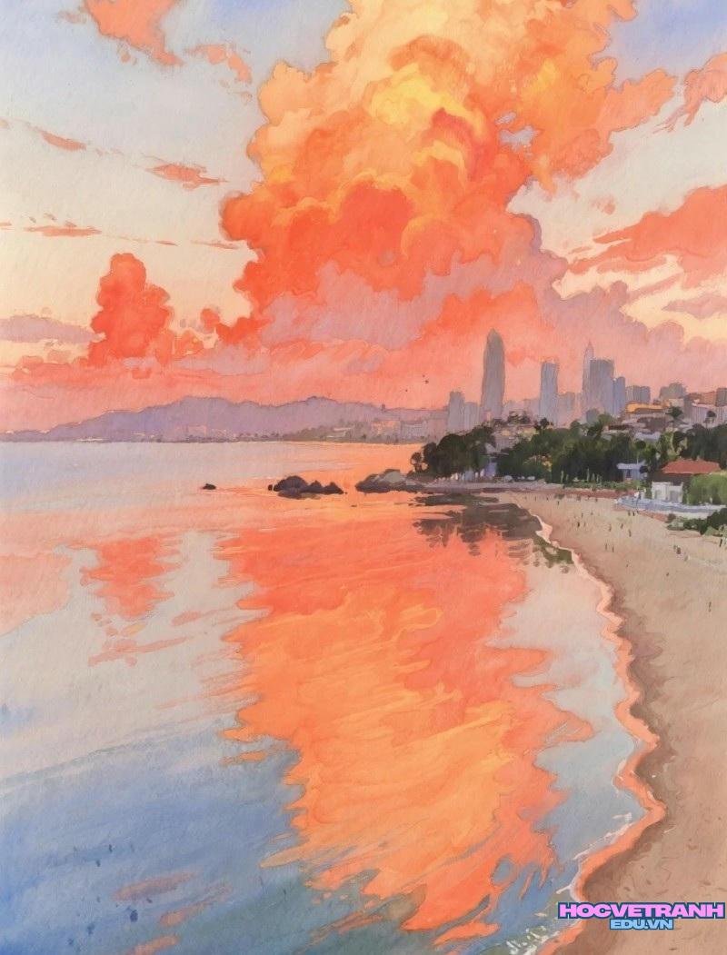 màu nước acrylic