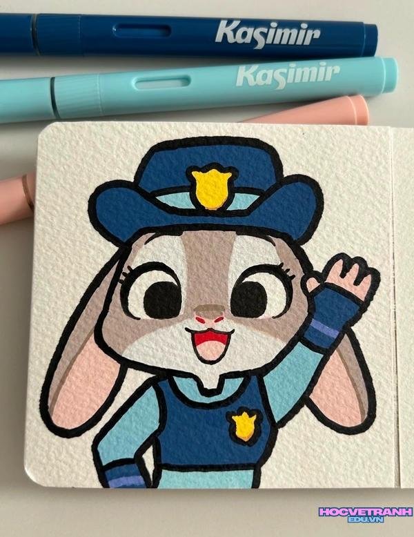 mẫu vẽ tranh cute đơn giản