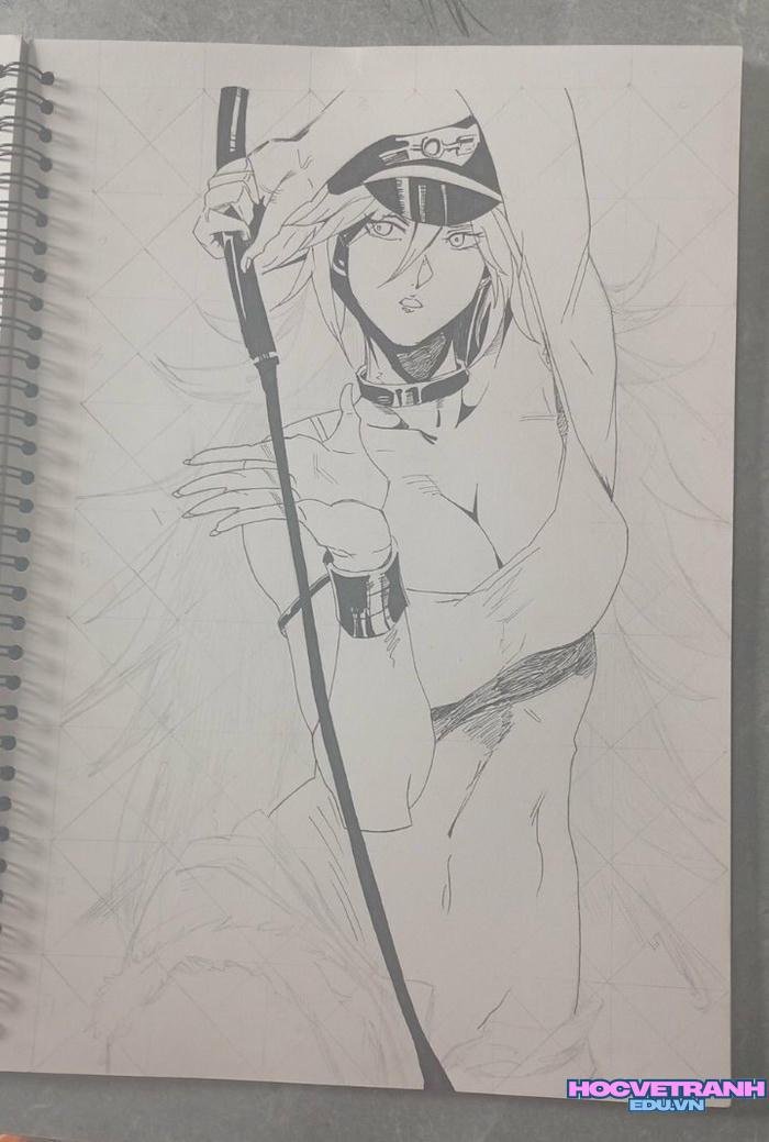 phác thảo anime người