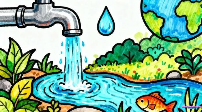 tranh bảo vệ tài nguyên nước
